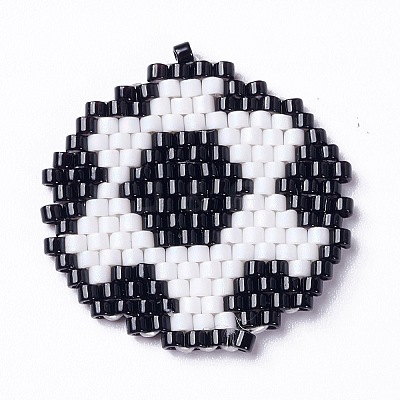 Handmade Loom Pattern MIYUKI Seed Beads PALLOY-MZ00066-01-1