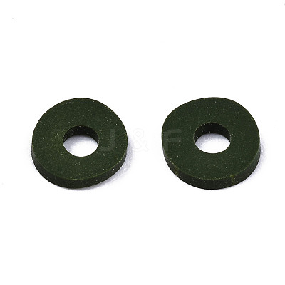 Handmade Polymer Clay Beads X-CLAY-Q251-6.0mm-81-1