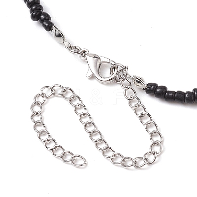 Bowknot 304 Stainless Steel Necklaces NJEW-JN04670-1