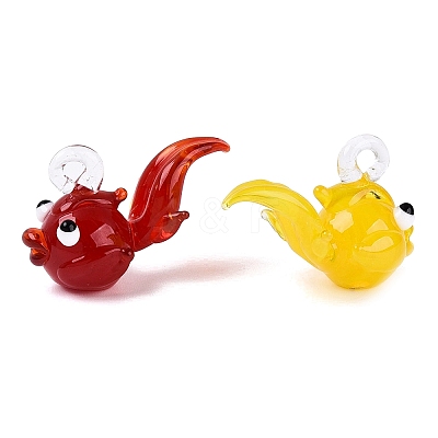 Handmade Lampwork Pendants LA-N048-01-1
