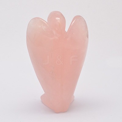 Natural Rose Quartz Home Display Decorations DJEW-L009A-02-1