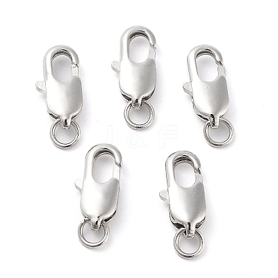 Brass Lobster Claw Clasps KK-I563-P03-1