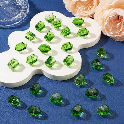30Pcs Transparent Handmade Lampwork Beads LAMP-TADJ0001-12M-1