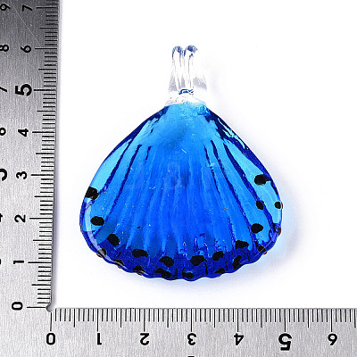 Handmade Lampwork Big Pendants LAMP-N034-19-1