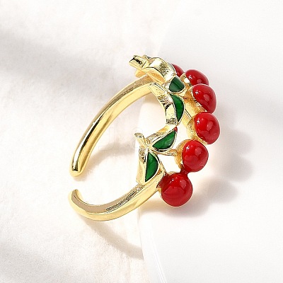 Brass Adjustable Cuff Rings LS-RJEW-C143-01B-G-1