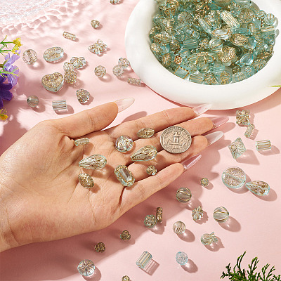 100G Transparent Acrylic Beads OACR-BT0001-07B-1
