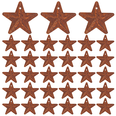 60Pcs Iron Pendants IFIN-GF0001-42C-1
