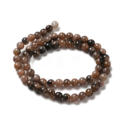 Natural Chiastolite Beads Strands G-F729-02A-1