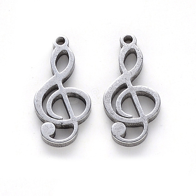 Tarnish Resistant 304 Stainless Steel Pendants STAS-N092-70-1