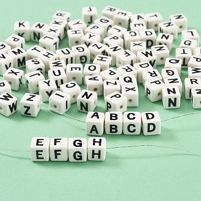 20Pcs Porcelain Beads PORC-FS0001-08N-1
