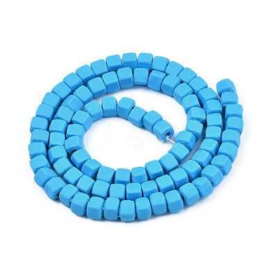Handmade Polymer Clay Beads Strands CLAY-S092-78D-1