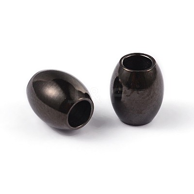 Barrel Ion Plating(IP) 304 Stainless Steel Spacer Beads X-STAS-L176-03B-1