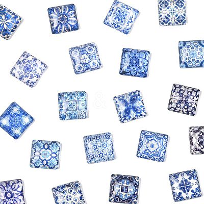 1 Bag Glass Cabochons GGLA-FS0001-17-1