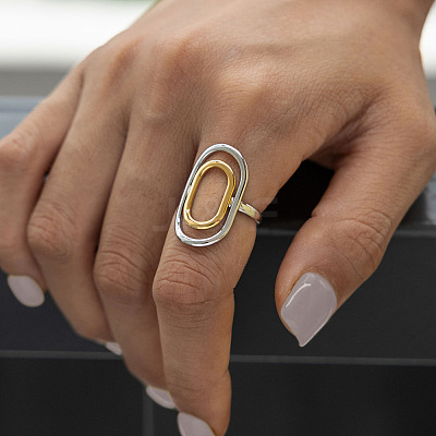 304 Stainless Steel Cuff Open Rings WGF45B4-01-1