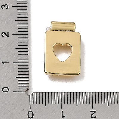 Brass with ABS Imitation Pearl Pendants KK-CBA8E93-05A-1