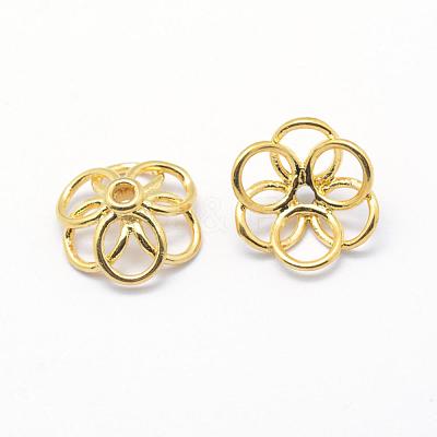Brass Bead Caps KK-K185-61A-NR-1