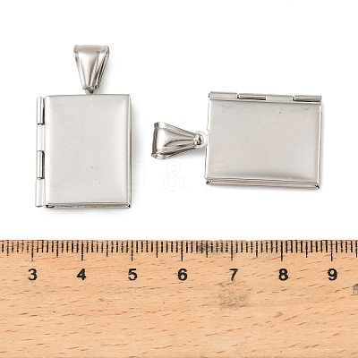 316 Stainless Steel Locket Pendants LS-STAS-K321-02P-1