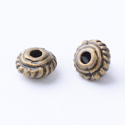 Tibetan Style Alloy Spacer Beads X-TIBE-Q063-40AB-NR-1