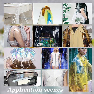 Transparent TPU Soft Waterproof Fabric DIY-WH0308-254A-12-1