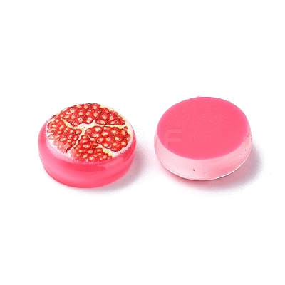 Fruit Series Opaque Resin Cabochons CRES-Q006-01A-1