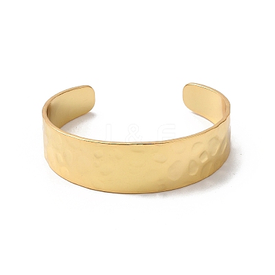 Rack Plating Brass Cuff Bangles BJEW-A137-08G-1