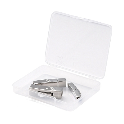 304 Stainless Steel Bayonet Clasps STAS-UN0020-05P-1