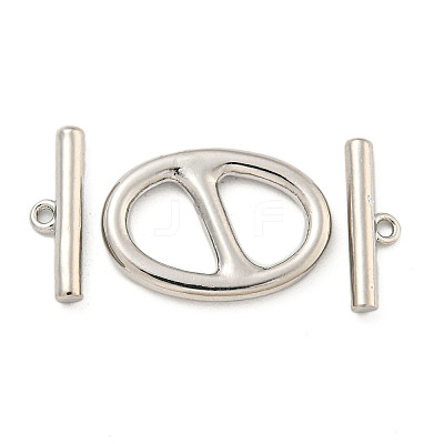 Brass Toggle Clasps KK-A223-03P-1