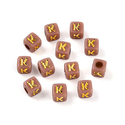 Plating Acrylic Beads OACR-N140-01B-K-1