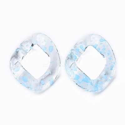 Transparent Acrylic Linking Rings OACR-N009-015A-B10-1