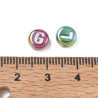 Plating Opaque Acrylic Beads AC-CBA529B-03A-1