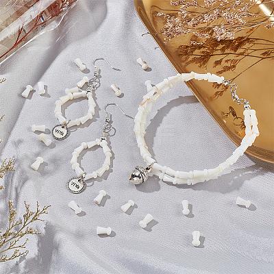 4 Strands Natural Freshwater Shell Beads Strands SHEL-NB0001-52-1