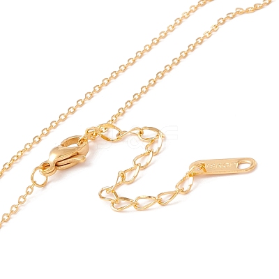 Ion Plating(IP) 304 Stainless Steel Sun Pendant Necklace for Women NJEW-F292-05G-1
