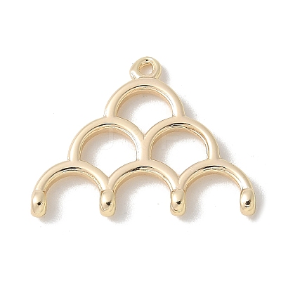 Brass Pendants KK-U052-17G-1