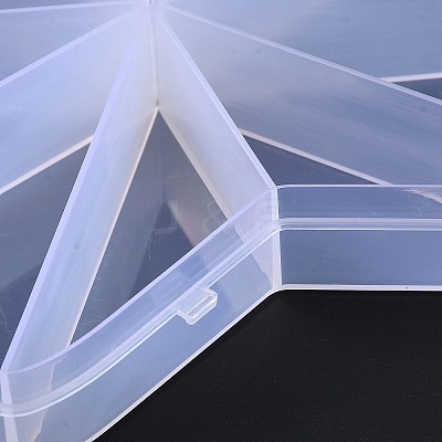 10 Grids Transparent Plastic Box X-CON-B009-06-1