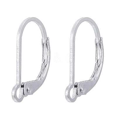 925 Sterling Silver Leverback Earring Findings STER-I017-088S-1