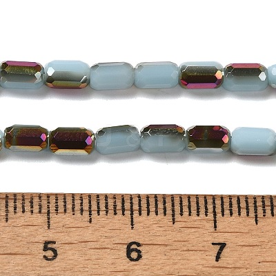 Electroplate Glass Beads Strands EGLA-D031-01-10-1