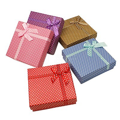Valentines Day Gifts Packages Cardboard Jewelry Set Boxes X-CBOX-B001-M-1
