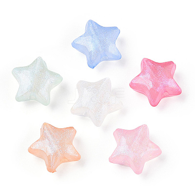Luminous Acrylic Beads OACR-E010-23-1
