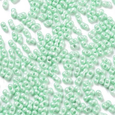 Opaque Colours Glass Seed Beads SEED-A033-06K-1