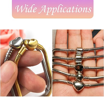 6Pcs 6 Styles 304 Stainless Steel Box Clasps STAS-CJ0002-72-1