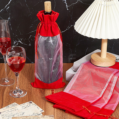 Velvet Wine Bottle Packing Pouches ABAG-WH20013-11D-1