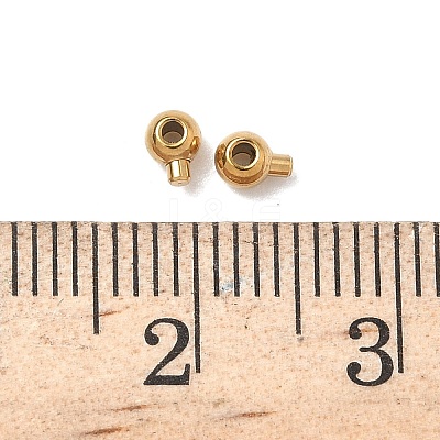 304 Stainless Steel Crimp Beads STAS-G361-02G-1