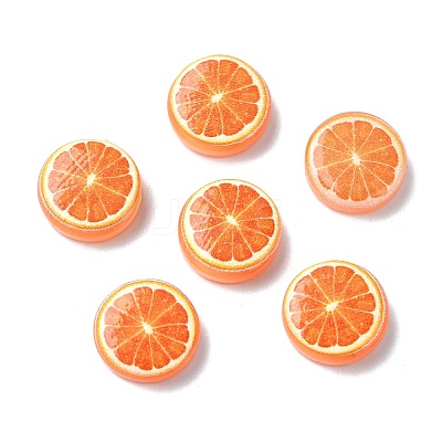 Fruit Series Opaque Resin Cabochons CRES-Q006-01B-1