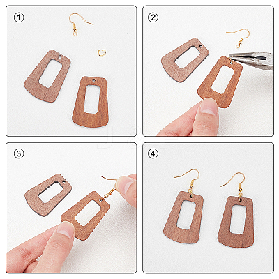 DIY Dangle Earring Making Kits DIY-OC0005-29-1