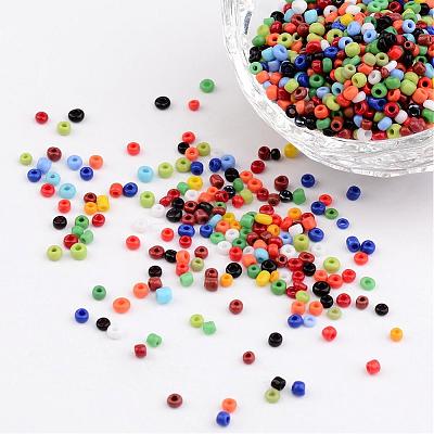 12/0 Opaque Colours Round Glass Seed Beads X-SEED-A010-2mm-51-1