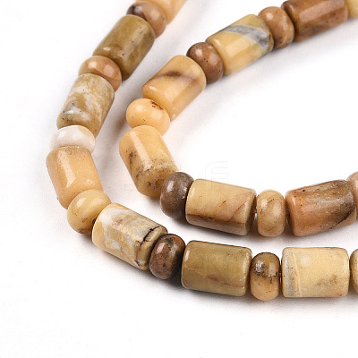 Natural Yellow Opal Beads Strands G-N346-03A-08-1