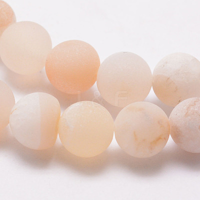 Natural Druzy Geode Agate Bead Strands G-K166-09-10mm-01-1