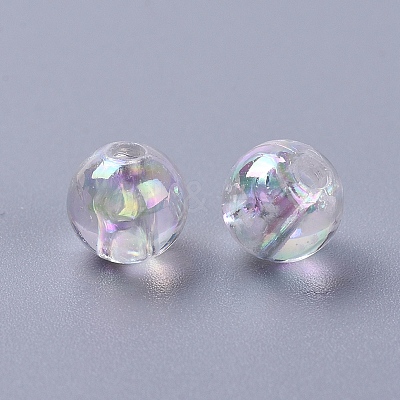 Eco-Friendly Transparent Acrylic Beads PL733-2-1