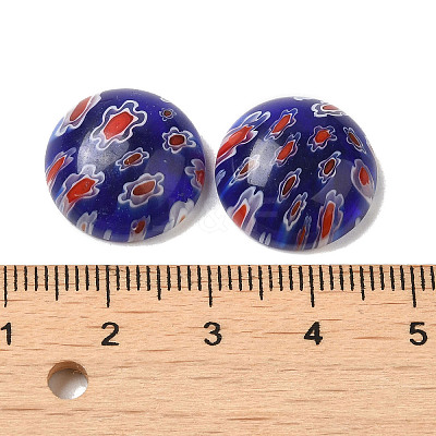 Handmade Millefiori Glass Cabochons LAMP-H063-01C-1