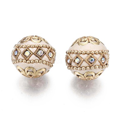Handmade Indonesia Beads IPDL-E010-20-02-1